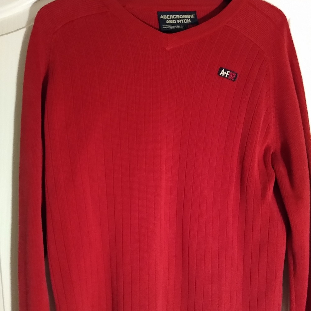 Men's Abercrombie&Fitch Sweater Shirt  LG. Maroon